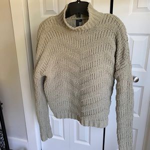 Light green mock neck sweater